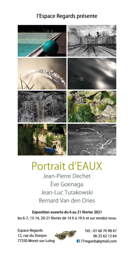 Flyer expo Portrait d'Eaux